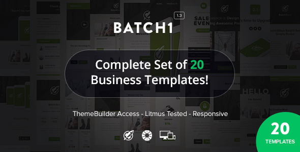 Batch1 - Complete Set of 20 Business Email Templates icon