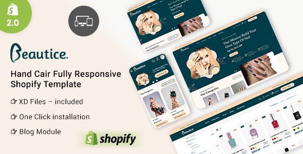Beautice - Beauty & Cosmetics Shopify Theme icon