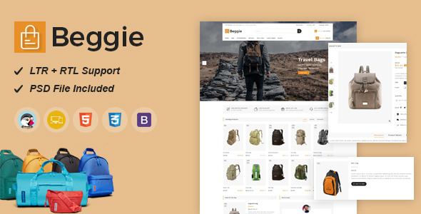 Beggie Responsive Prestashop Theme icon