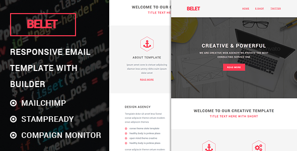 Belet - Responsive Email Template with Stampready Builder icon