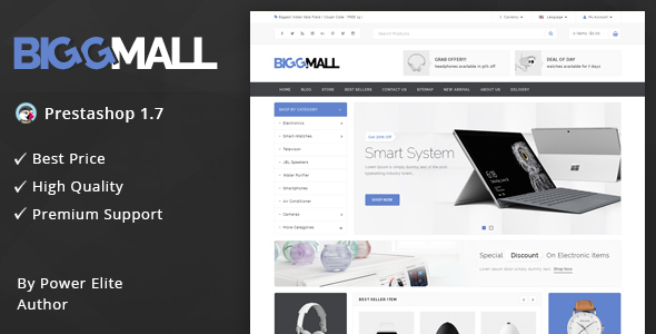 BiggMall - Responsive Prestashop 1.7 Theme icon