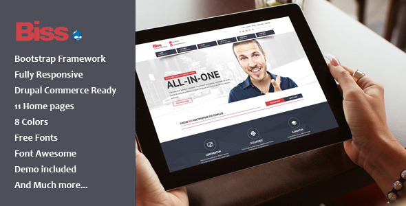 Biss - Multipurpose Commerce Drupal 7.6 theme icon