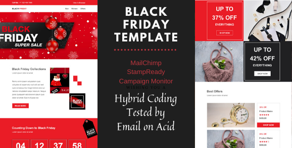 Black Friday - Multipurpose Responsive Email Template icon