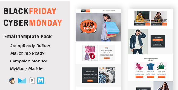 BlackFriday - Multipurpose Responsive Email Template With Mailchimp Editor & Online StampReady Build icon