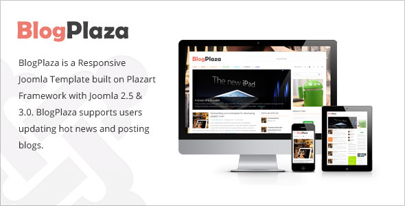 BlogPlaza - Responsive Joomla Template icon