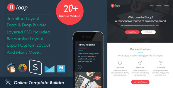 Bloop - Responsive Email + StampReady Builder icon