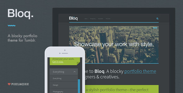 Bloq - A Blocky Portfolio Theme for Tumblr icon
