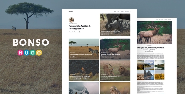Bonso – Personal Theme for HUGO Static Site Generator icon