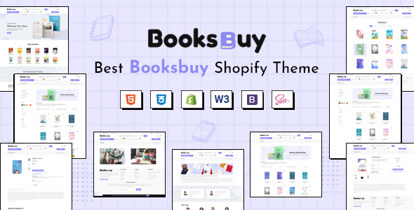 Booksbuy - eBooks , Book Store Shopify Theme OS 2.0 icon