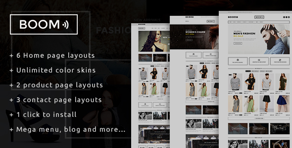 Boom - Fashion & Accessories Prestashop Theme icon