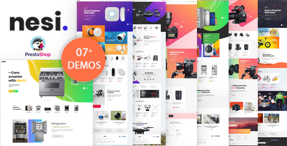 Bos Nesi Multipurpose Responsive Prestashop 1.7 Theme icon