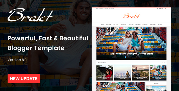 Brakt - Personal Blogger Template icon