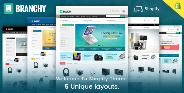 Branchy - Sectioned Multipurpose Shopify Theme icon