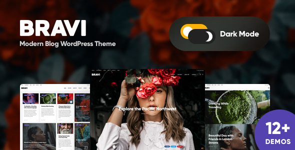 Bravi - Personal Blog WordPress Theme icon