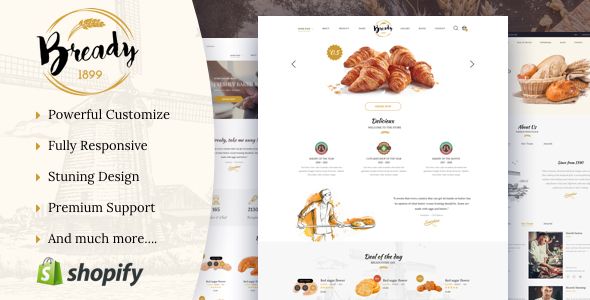 Bready - Bakery Shopify Theme icon