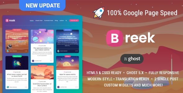 Breek - A Masonry Theme for Ghost icon