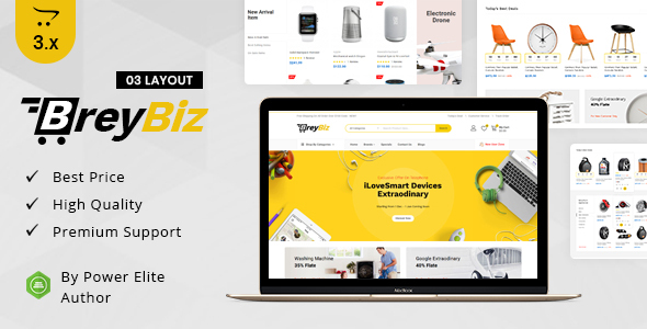 BreyBiz - Multipurpose OpenCart 3 Theme icon