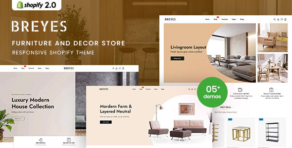 Breyes - Furniture Store Responsive Shopify 2.0 Theme icon