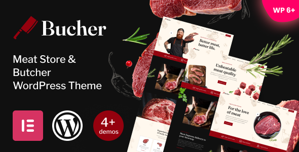 Bucher - Meat Store & Butcher WordPress Theme icon