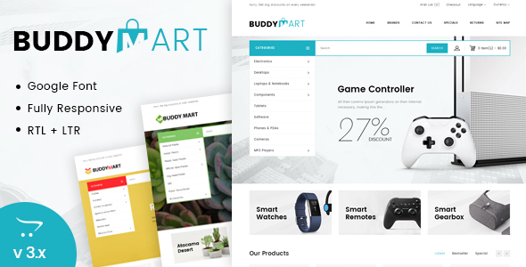 Buddymart Opencart Responsive Theme icon