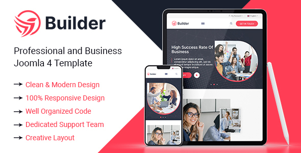 Builder - Professional and Business Joomla 4 Template icon
