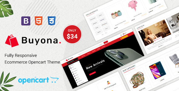 Buyona - Multipurpose Responsive Opencart Theme icon