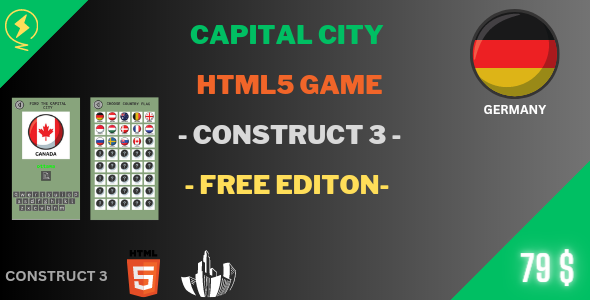 CAPITAL CITY - HTML5 GAME - CONSTRUCT 3 FREE EDITION icon