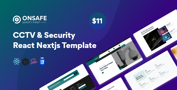 CCTV & Security React Next JS Template | CCTV Security - Onsafe icon