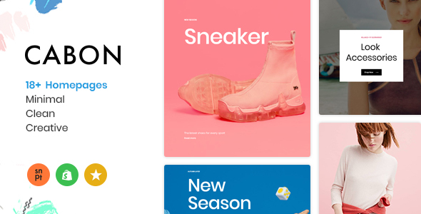 Cabon - Minimal Clean Multiple Shopify Theme icon