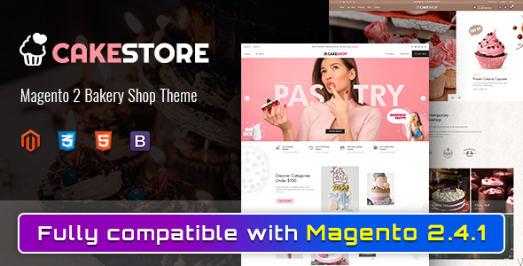 Cakestore - Responsive Magento 2 Bakery Theme icon