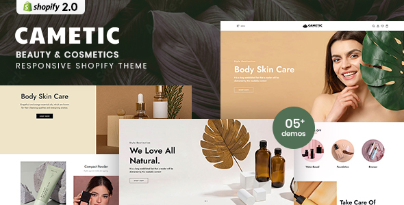 Cametic - Beauty & Cosmetics Responsive Shopify Theme icon