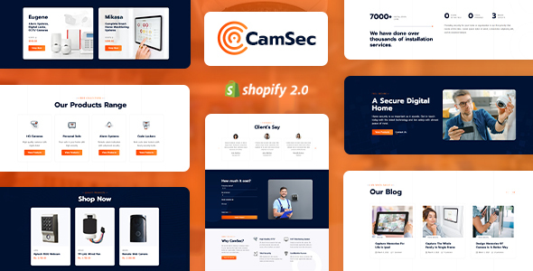 Camsec - Automation, CCTV Camera Shopify Store icon