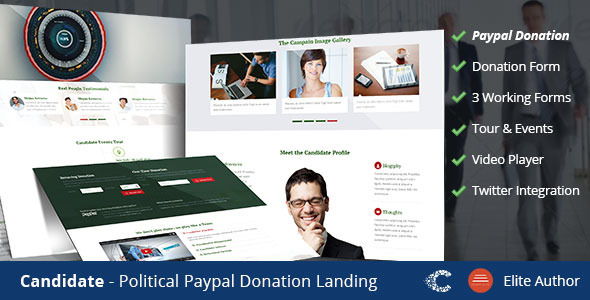 Candidate Political Donation Landing icon