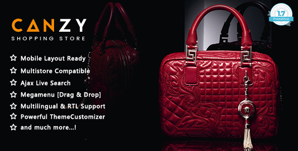 Canzy - Shopping Handbags and Clothes PrestaShop Theme icon
