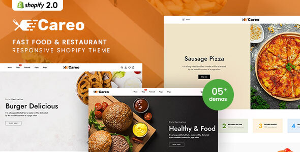 Careo - Fast Food & Restaurant Responsive Shopify Theme icon