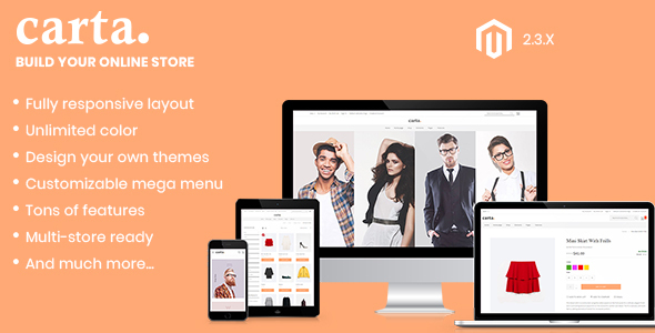 Carta - Clean, Responsive Magento 2 Fashion Theme icon