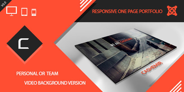 Cashemir - Responsive One Page Joomla Template icon