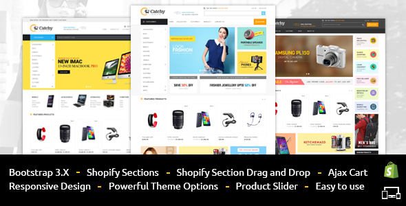 Catchy - Sectioned Multipurpose Shopify Theme icon