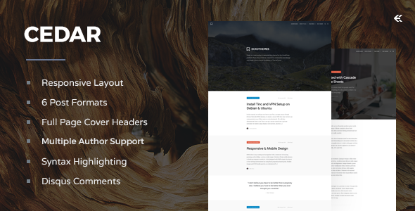 Cedar - Responsive Ghost Theme icon