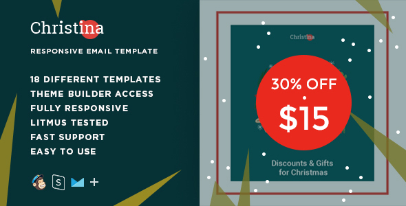 Christina – Responsive HTML Email + StampReady, MailChimp & CampaignMonitor compatible files icon