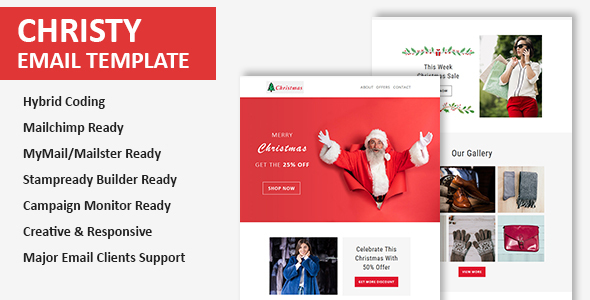 Christy - Christmas Email Newsletter Template icon