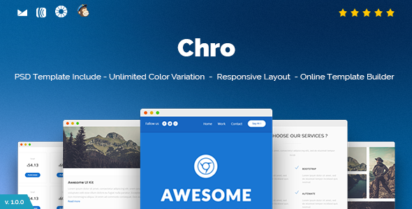 Chro - Responsive Email + Online Template Builder icon