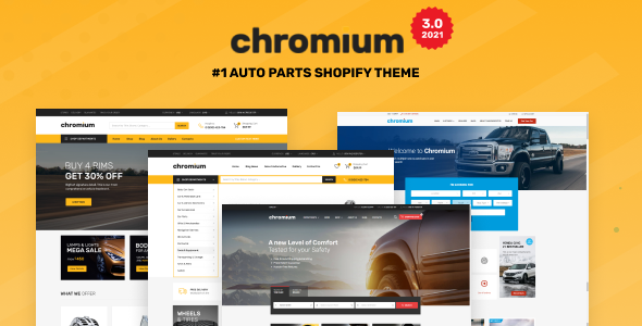 Chromium — Auto Parts Shop Shopify Theme icon