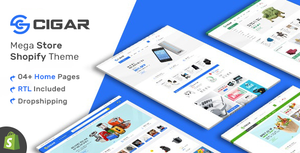 Cigar - Grocery & Electronics Store Shopify Theme icon