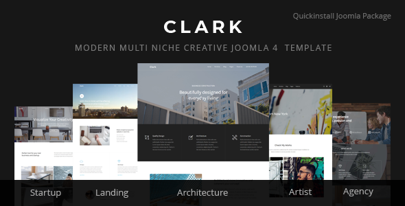 Clark - Modern Multi Niche Creative Joomla 4 Template icon