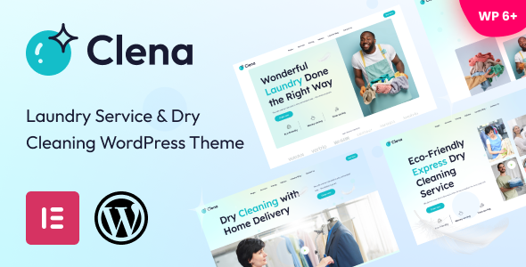 Clena - Laundry Service & Dry Cleaning WordPress Theme icon