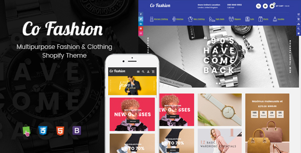 CoFashion - Multipurpose Drag & Drop Fashion Theme icon
