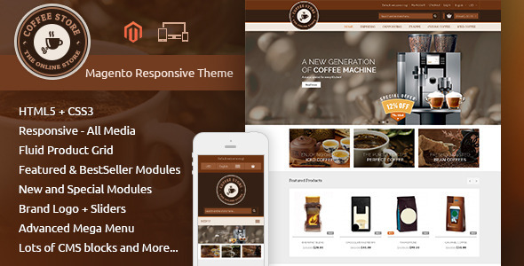 Coffee - Magento Responsive Theme icon