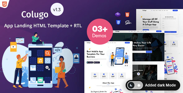Colugo - App Landing Page HTML Template icon