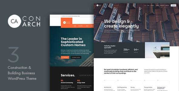 ConArch - Construction & Building Business WordPress Theme icon